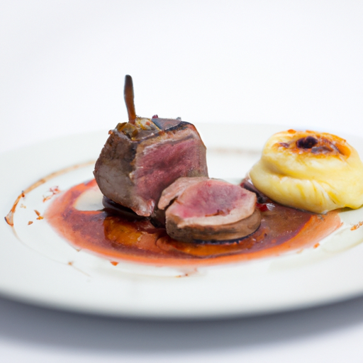 Tournedos de canard basse température et purée de patates douces