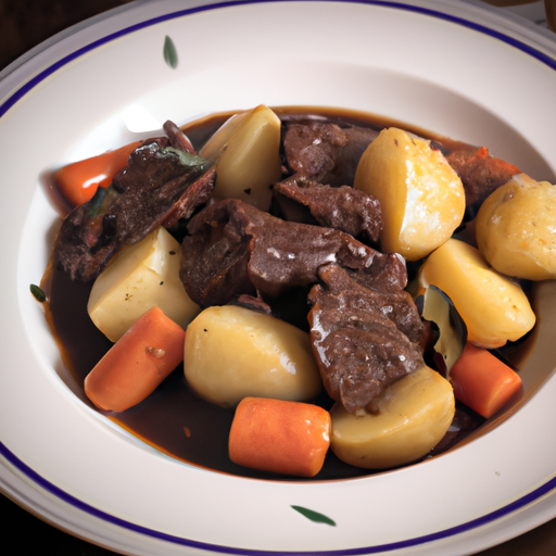 Bœuf Bourguignon Allégé et ses Légumes Fondants