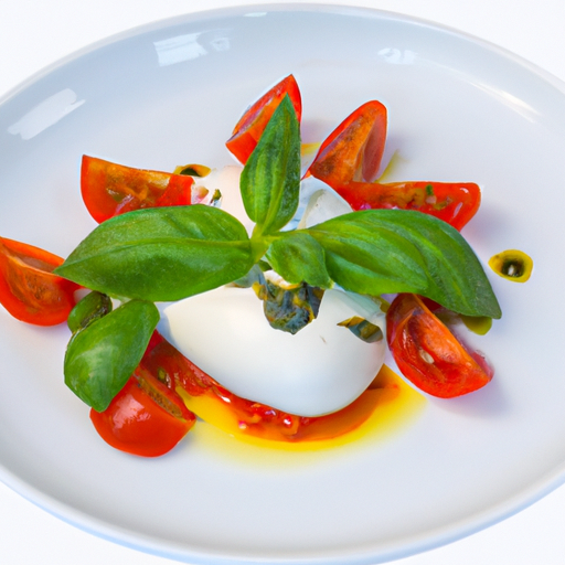 Tomate Burrata Revisitée Sauce Basilic