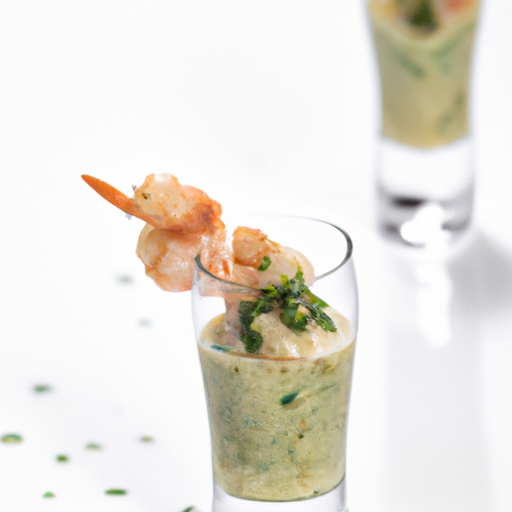 Avocat et Gambas en Duo, Sauce Cocktail Revisité