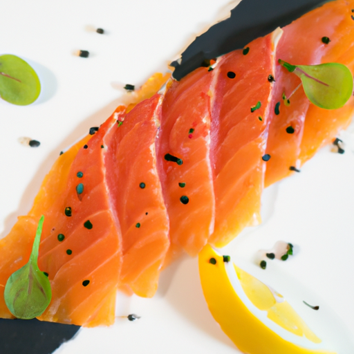 Gravlax de saumon aux agrumes