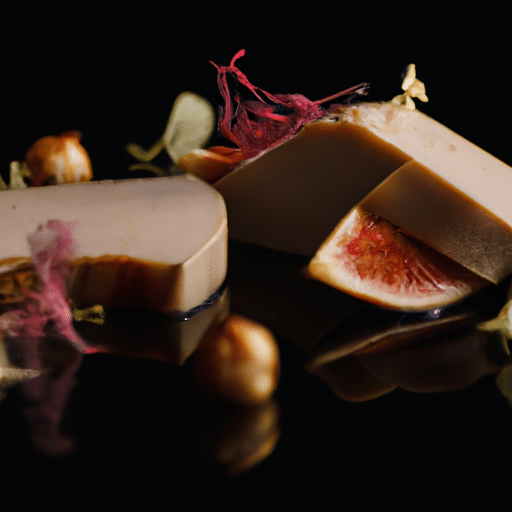 Foie gras marbré basse température, déclinaison textures automnales