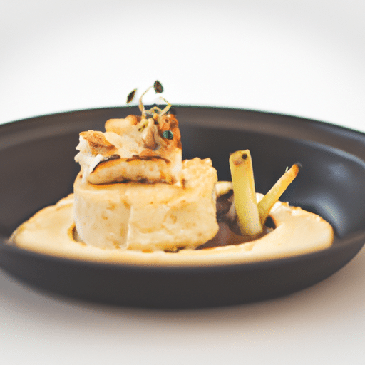 Pavé de bœuf basse température, fondue crémeuse poireaux-oignons et gratin dauphinois