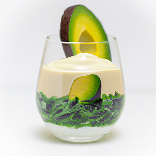 Verrine fraîcheur avocat-fromage frais et ciboulette