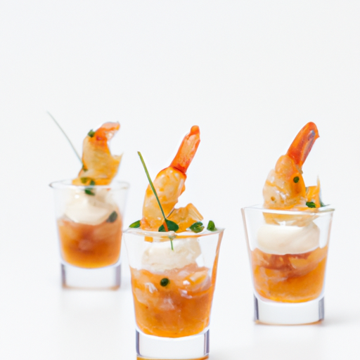 Amuse-bouche crevettes mayo maison