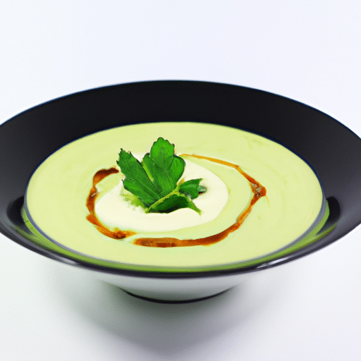 Velouté de courgette au naturel