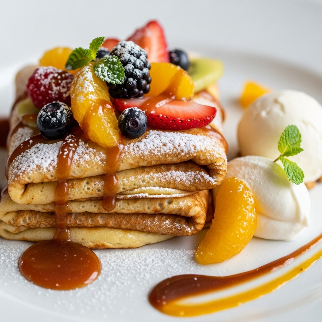 Crêpes ultra moelleuses aux parfums de saison
