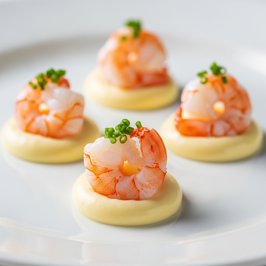 Amuse-bouche crevettes mayo maison