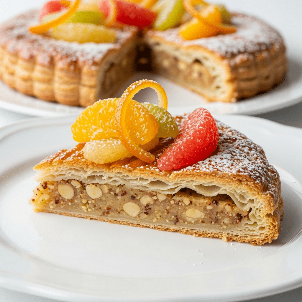 Galette des Rois Frangipane et Agrumes Confits